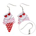 thumbnail image 3 of Boucles d'Oreilles d'Amour pour Femmes en Acrylique Mignon Animal Boucles d'Oreilles Rouges Saint-Valentin Mariage Anniversaire Bijoux Cadeau Fête des Mères, 3 of 5