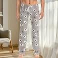 thumbnail image 2 of Fewfanhot Womens Pants Casual Lounge Pants Bow Printed Pajama Bottoms with Pockets Drawstring, 2 of 6