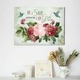 thumbnail image 3 of Christian Rose Decor Wall Art Farmhouse Hummingbird Pictures Wall Decor Bible Verse Canvas Painting Print Artwork Modern Home Decor Framed for Living room Bedroom Bathroom 12inX16in, 3 of 6