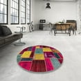 thumbnail image 3 of Ahgly Company Indoor Rectangle Abstract Dark Almond Brown Patchwork Area Rugs, 2' x 3', 3 of 6