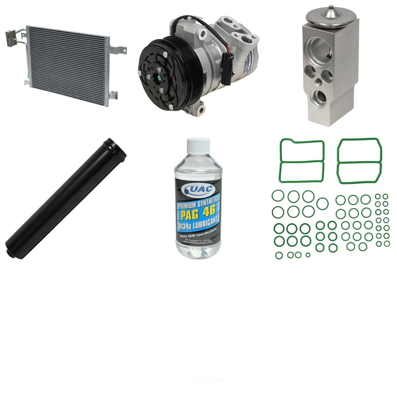A/C Compressor and Component Kit -- Compressor-Condenser Replacement Kit Fits select: 2008 JEEP WRANGLER UNLIMITED, 2009-2010 JEEP WRANGLER