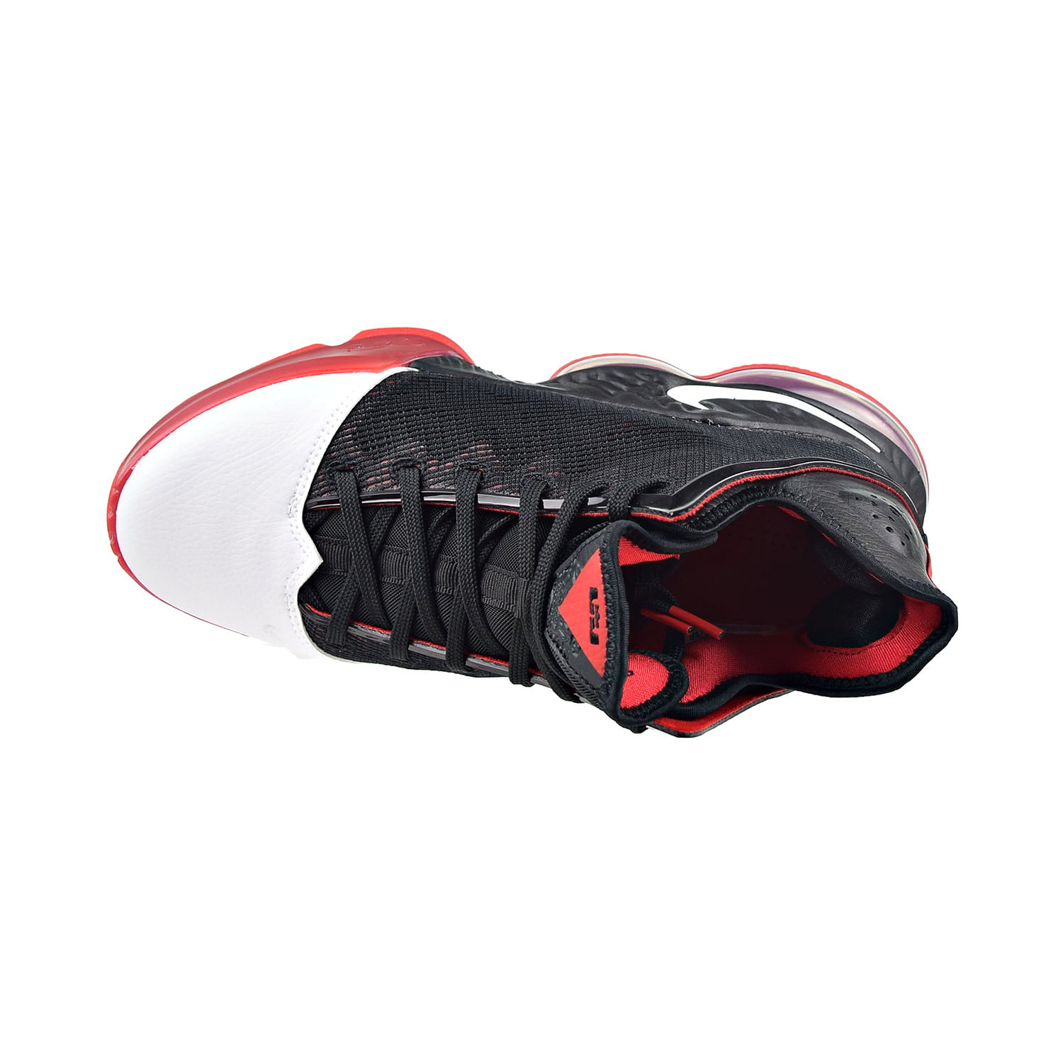 Nike LeBron 19 Low White Red Black DH1270-001
