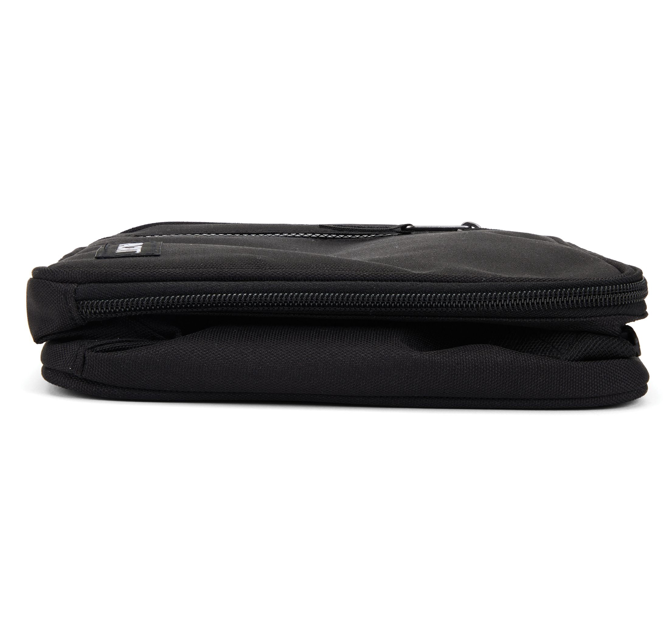PackIt Freezable Classic Lunch Box Black Solid Print Food BPA Free Non Toxic Polycanvas Reusable Lunch Boxes