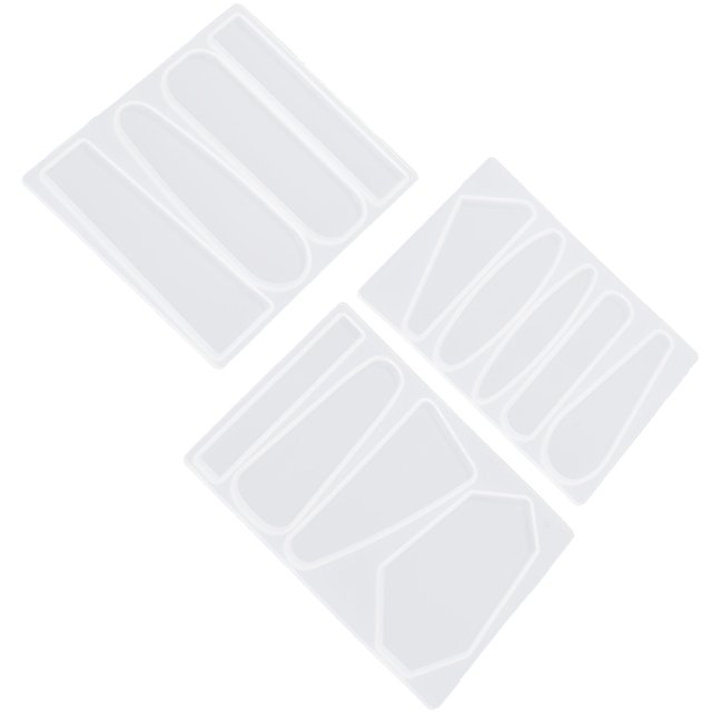 Molde para pasador, molde para pasador de 3 piezas, molde para pasador de epoxi de cristal, molde para pasador DIY, funcionalidad versátil