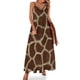 thumbnail image 1 of Vestido sin mangas con estampado de jirafa, vestidos de noche elegantes y chic para mujer, promoción de vestidos para mujer, 1 of 7