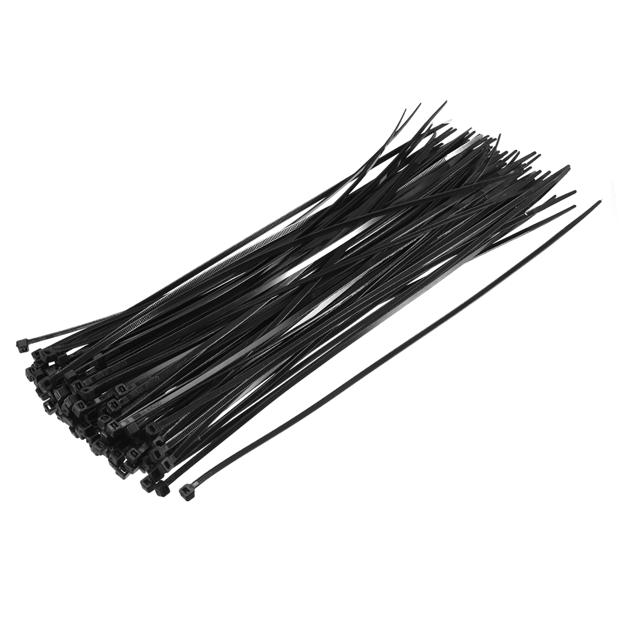 Nylon Cable Ties 8Inch SelfLocking Zip Ties 0.13Inch Width Black