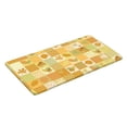 thumbnail image 3 of YFYANG 5FT Rectangular Table Cloth, Waterproof Polyester Orange Autumn Plaid Table Cover, Indoor Outdoor Decorative Tablecloths with Elastic Edge, 3 of 8