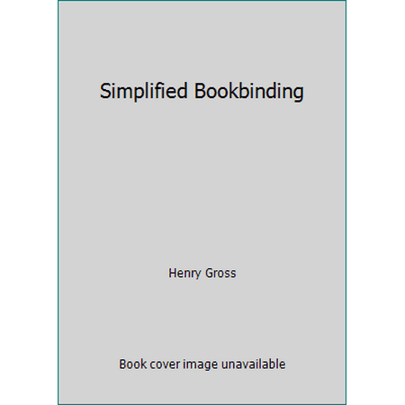 Simplified Bookbinding, Used [Paperback]