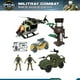 thumbnail image 2 of Juguete Base Militar con Helicóptero, Camiones Tácticos y Figuras de Soldados Incluidas, 2 of 4