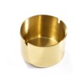 thumbnail image 1 of Ashtray 410 bandeja de cenizas de cenizas antideslizantes de oro de acero inoxidable con soporte de escritorio portátil reutilizable de la habitación de la ranura Inevent HA061155-00B, 1 of 7