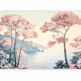 thumbnail image 2 of Landscape Wallpaper Wall Mural - Pastel Horizon by Water, 2 of 5
