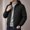 Black Coats for Men, variant on Mens Diamond Quilted Hooded Bomber Jacket Full Zip Warm Light Padded Coat for Mild Winter Daily Outdoor Casual Looks Army Green S