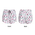 thumbnail image 5 of Lsque Tulips Flowers Printed Women's Running Shorts with Liner Pockets,Elastic Quick Dry Workout Athletic Gym Yoga Shorts,Womens High Waist Shorts-Small, 5 of 9
