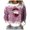 Pink, variant on Futezty Sweaters for Women Christmas Graphic Oversized Sweatshirts Fleece Funny Pullover Party Holiday Tops with Bows