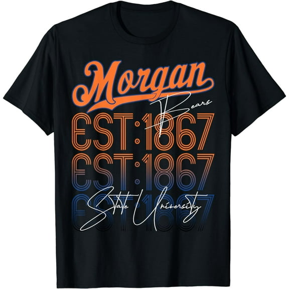 Retro Vintage Morgan Back to State University Style T-Shirt