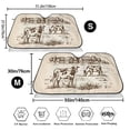 thumbnail image 2 of Goofa Cows On The Farm Printed Car Windshield Sunshade,Foldable Reflective Sun Visor,UV Protection Heat Blocker Sunshade,Car Cooling Accessory-Small, 2 of 7