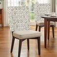 thumbnail image 4 of Farmhouse Sage Green Chair Back Covers, Removable Chair Covers for Dining Chairs Set of 6, Washable Chairs Slipcovers Back Seat Protector for Wedding Party 19"x20", 4 of 9