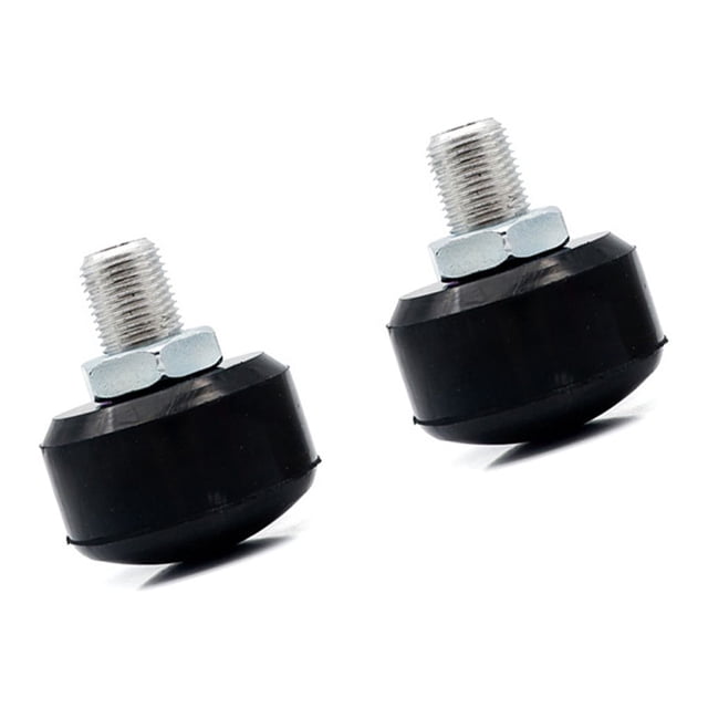 braveheart 2 Pieces Roller Skates Toe Stops Stopper Rubber Block Brake Parts black 1Set