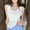 White, variant on HOMBOM Muscle Tank Tops for Women 2025 Black Loose Fit Solid Color Sleeveless Casual V-Neck Shirt
