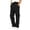 Black, variant on Men's Elastic Waist Drawstring Fleece-Lined Cargo Pants with Multiple Pockets, Ideal for Stylish Outdoor Workwear, Sports, and Casual Activities,Wine 2XL