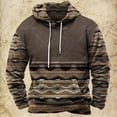 thumbnail image 3 of Sudadera con capucha y estampado vintage para hombre, estilo étnico, para otoño e invierno, ropa informal de gran tamaño para hombre, jersey de calle diario, 3 of 5