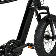Hyper Bicycles 20 Ultra 40, 36V Electric Bike, Adult Ages 13+, 250W Motor, Matte Black