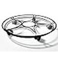 thumbnail image 3 of Plastec PLICD217BK Plastec Delray Saucer Caddy  17-Inches  Black, 3 of 4
