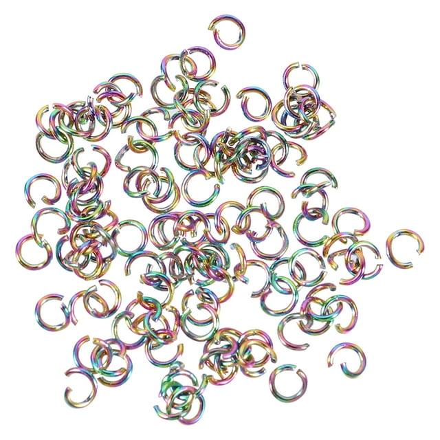 MasteelfCA 100PCS Open Jump Ring Professional Jump Ring Practical Open Jump Rings