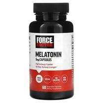 Force Factor Melatonin, 5 mg, 60 Vegetable Capsules