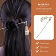 thumbnail image 2 of Golden Pendant Lamp Hair Stick for Decoration Vintage Chinese Hair Jewelry, 2 of 4