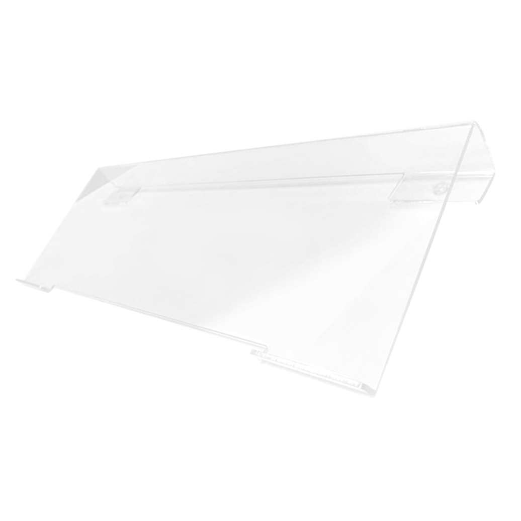 TABLZONE Clear Acrylic Keyboard Stand with Elevated Design for Desk, Ideal for Home Office and Workspace Setup