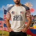 thumbnail image 2 of 250 Anniversary USA Polo Shirt Independence Day Casual Tee For Everyday Wear—Relaxed Fit Short Sleeve Shirt For Patriotic Style, 2 of 4