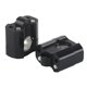 thumbnail image 1 of Aluminum Alloy 28mm 1 1/8" Motorcycle Handlebar Handle Fat Bar Mount Clamps Riser Black, 1 of 3