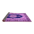 thumbnail image 2 of Ahgly Company Indoor Round Medallion Purple Traditional Area Rugs, 8' Round, 2 of 4