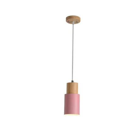 

ZHNYGE Inviting Stylish and Vibrant Nordic Wooden LED Pendant Lights - Designer Chandelier in Colorful Modern Style for Hotel Kitchen Decor - Lighting Fixture that Adds a Pop of Color