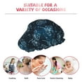 thumbnail image 6 of Kdxio Dandelions Print Shower Cap for Women,Elastic and Reusable,Double Waterproof Layers Bathing Hat, 6 of 6