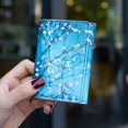 thumbnail image 6 of Allytechgroup Wallet with MagSafe RFID Blocking for iPhone 16/15/14/13/12 Series, Strong Magnetic Card Holder for 4 Cards, PU Leather Kickstand, Butterfly Floral Design, Compatible with MagSafe Cases, 6 of 11