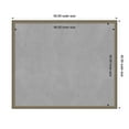 thumbnail image 4 of Amanti Art Parisian Silver Framed Magnetic Board 50 x 42 in., 4 of 7