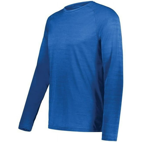 Holloway 222559.U55.M All-Pro Long Sleeve T-Shirt, Royal Heather - Medium