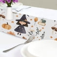 thumbnail image 4 of Yayeee Table Runner 90 inches Long Home Kitchen Dinning Party Decoration, White Magical Halloween Girl, 4 of 7