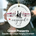 thumbnail image 4 of NewEleven Engaged Ornament First Christmas Engaged 2025, Ceramic Holiday Keepsake, Ornament Gift for Engaged Couple, 4 of 7