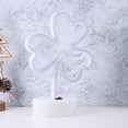 thumbnail image 6 of LINLIN Shamrock Neon Light Sign, LED Neon Sign with Holder Base Table Lamps, Battery Powered/USB Neon Lights for Room Party Table Art Dormitory Decorative Signs, 6 of 7