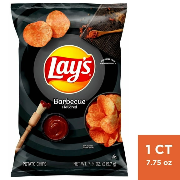 Lay's Sweet Southern Heat Barbecue Flavored Potato Chips, 7.75 Oz ...
