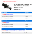 thumbnail image 2 of Idle Air Control Valve - Compatible with 1986 - 1993 Ford E-150 Econoline 1987 1988 1989 1990 1991 1992, 2 of 2