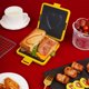 thumbnail image 4 of Fabricante de Sándwiches de Microondas, Fabricante de Queso a la Parrilla, Tostadora de Microondas Tostadora de Cocina Panini Press Con Patrón de Corazón, Sin Electricidad, 4 of 7