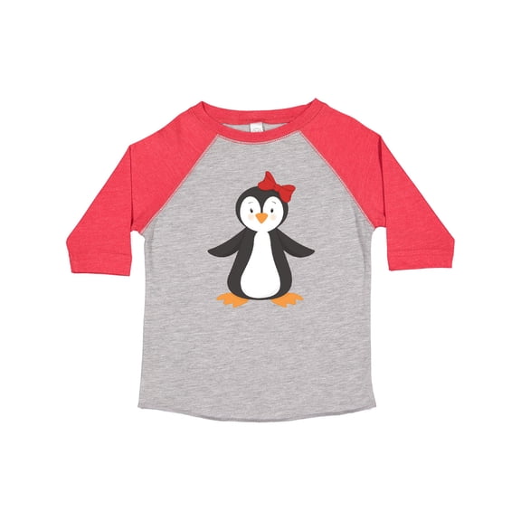 Inktastic Cute Penguin, Little Penguin, Penguin with Bow Boys or Girls Toddler T-Shirt