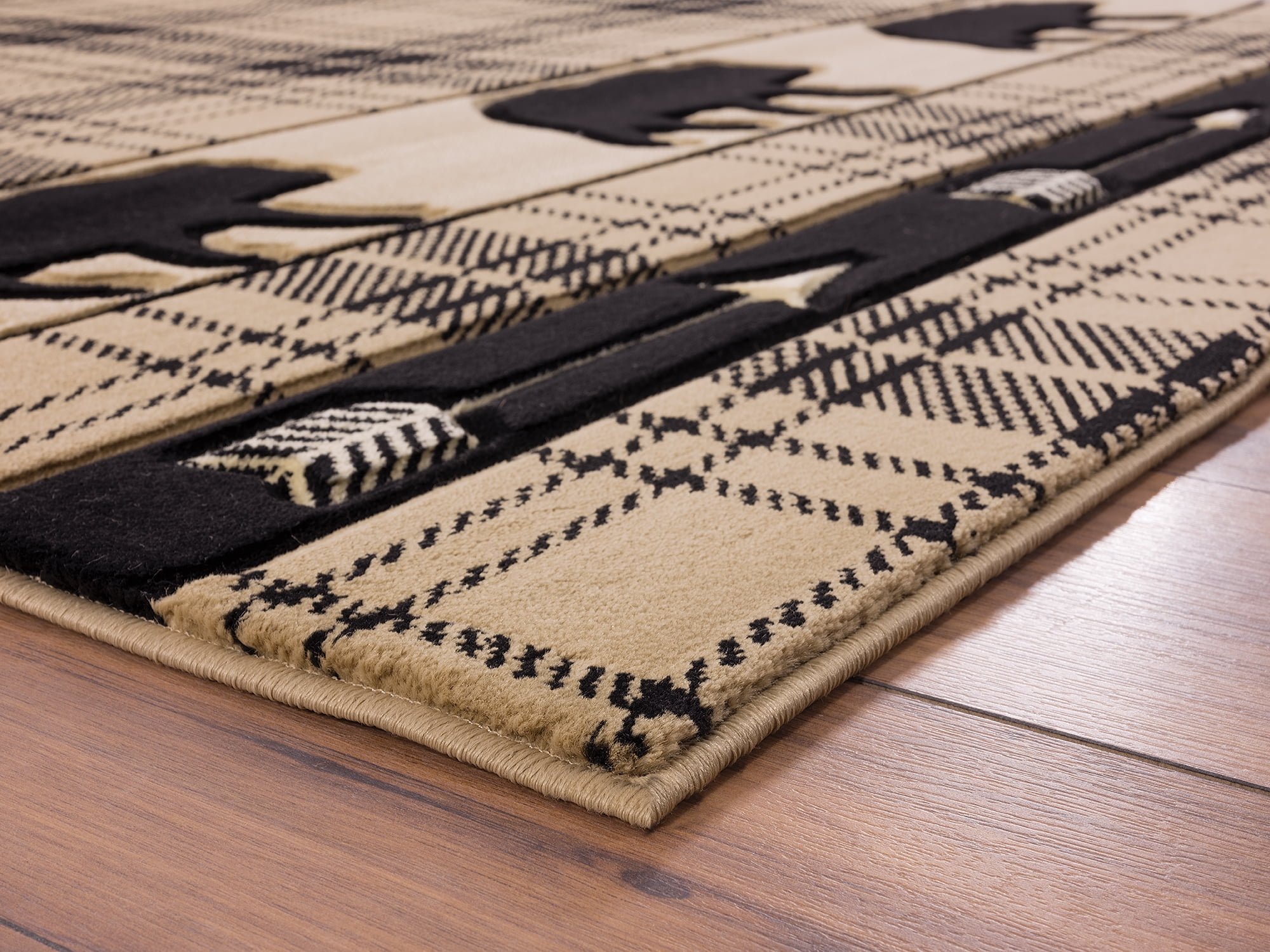 United Weavers Rustic Forest Eloy Hand-Carved Area Rug or Runner
