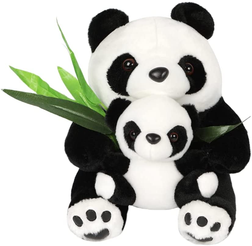 Set of 4 Plush Panda Baby Toys Sshlumpies PLUMPIES by Douglas Cuddle Toys for sale online 