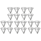 thumbnail image 1 of Soporte Metal Triangular Inicio Arranque Semillas 4pcs para Jarro Masón, 1 of 4