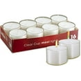 thumbnail image 2 of BOLSIUS Genuine Tea Light Candles in Clear Holder Cups Bulk 48 Set. Long Burning 8hr, Unscented, for Mood, Dinners, Parities, Home, Decoration, Wedding, Crafts, 2 of 3